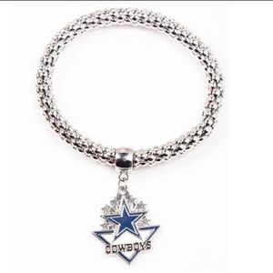 New Dallas Cowboys Silver Bracelet